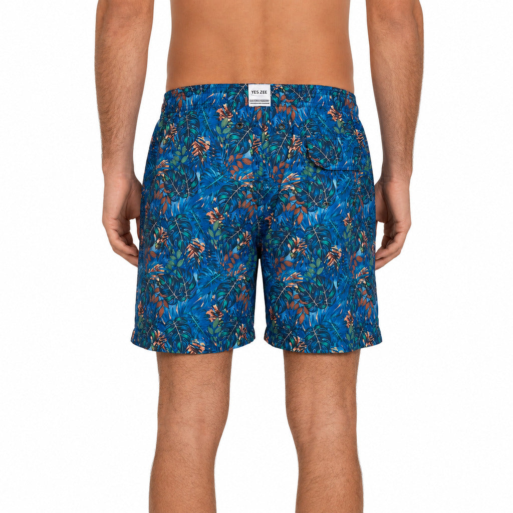 Yes Zee Men's Blue Swimwear