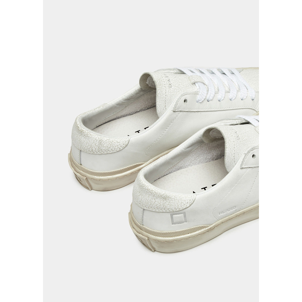 D.A.T.E. Men's White Sneakers