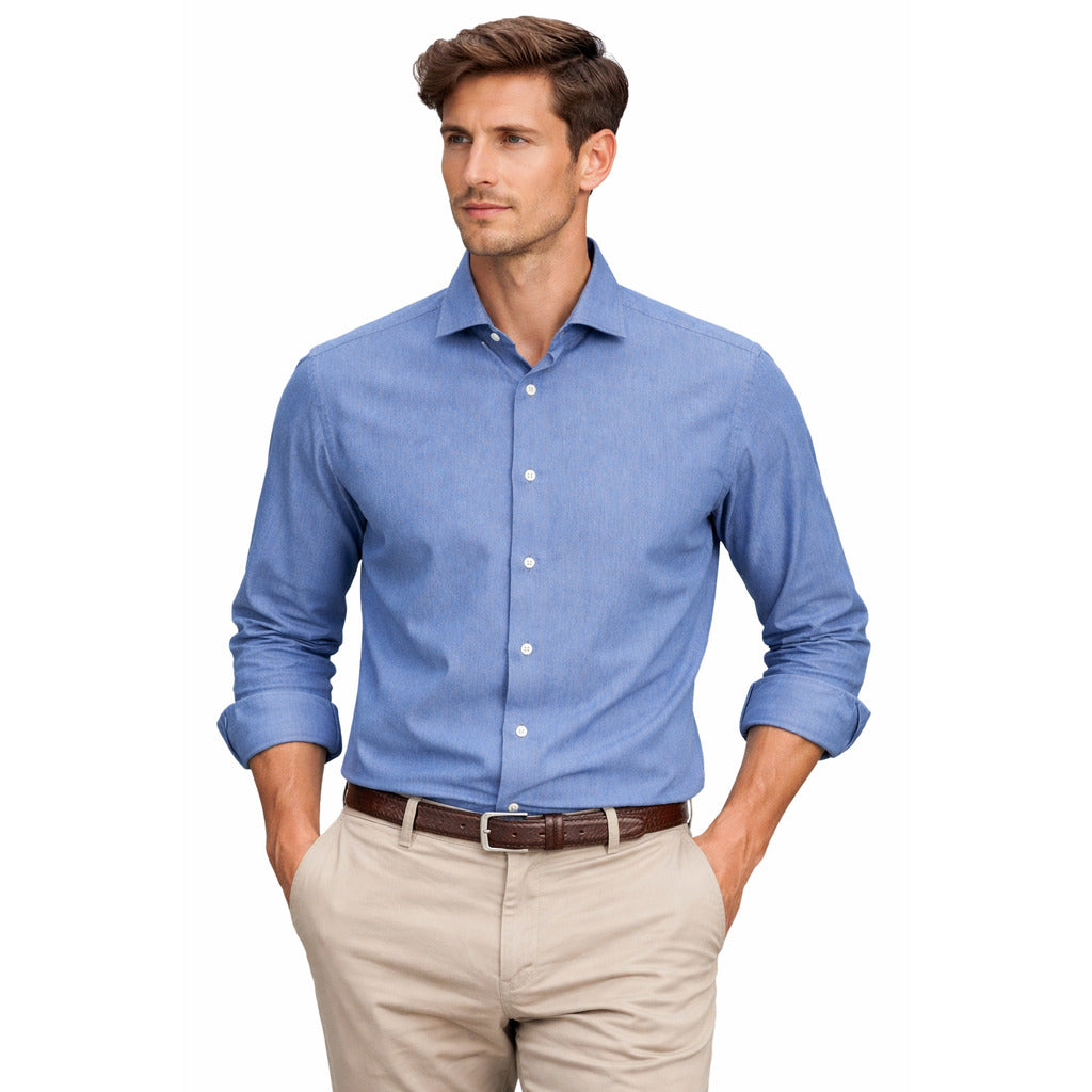 MC2 Saint Barth Men's Light Blue Shirt