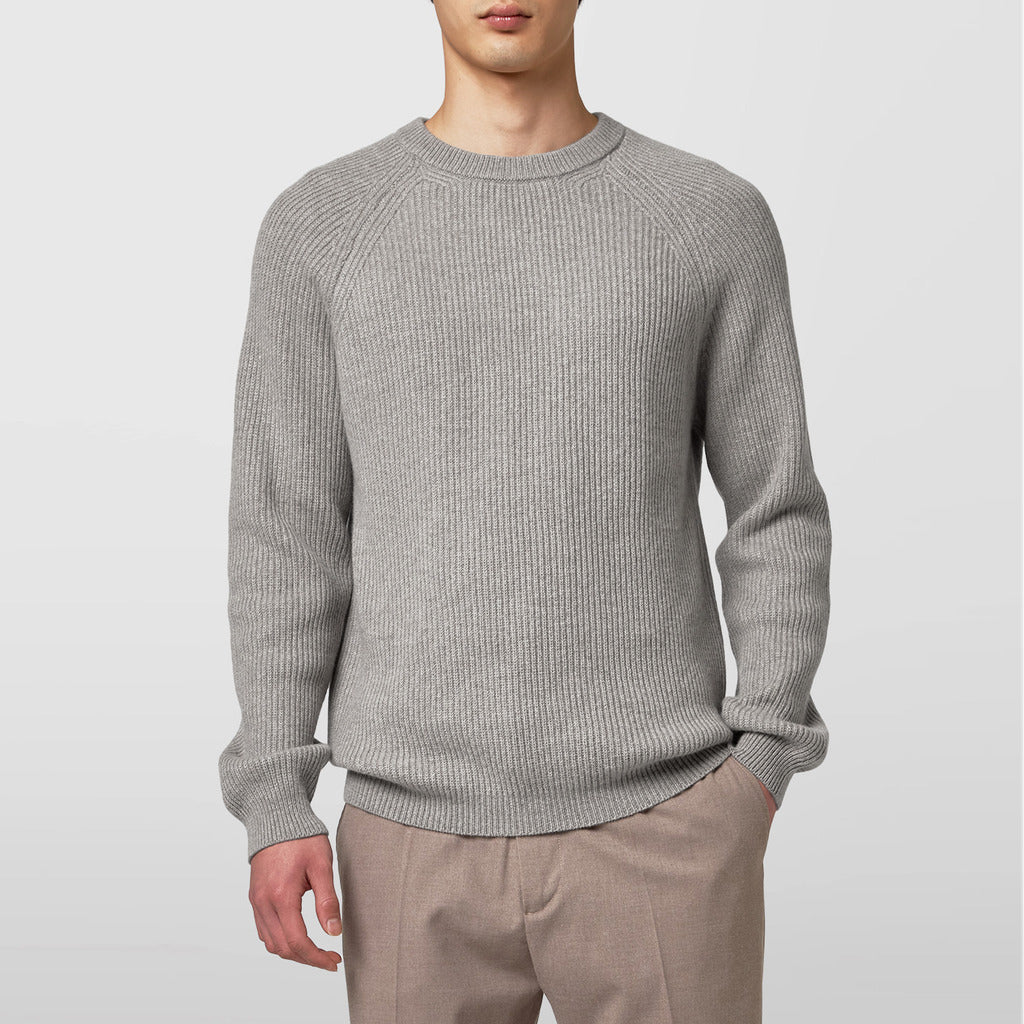 Alpha Studio Men's Grey Sweater