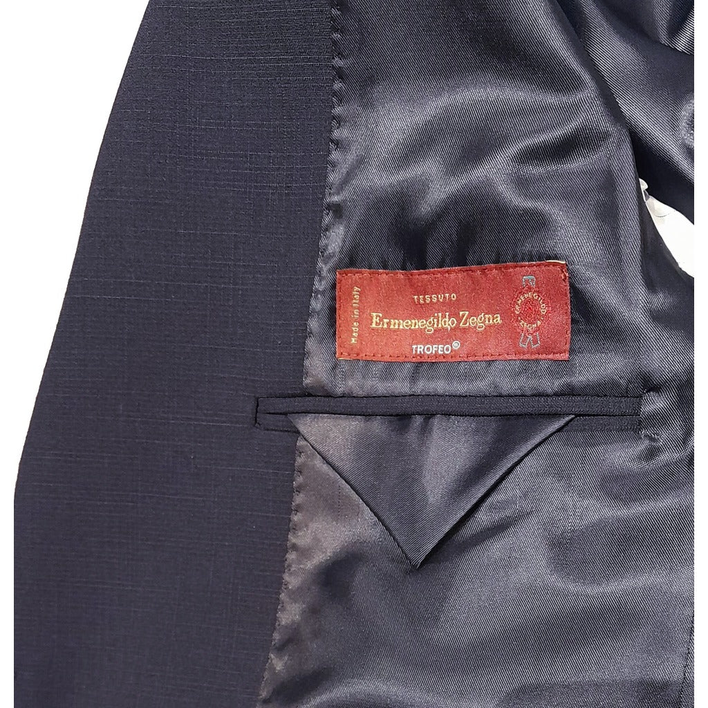 Ermenegildo Zegna Fabric Men's Blue Suit