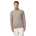 Alpha Studio Men's Beige Sweater