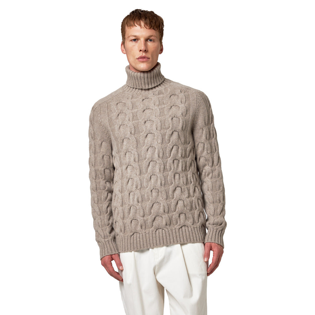 Alpha Studio Men's Beige Sweater
