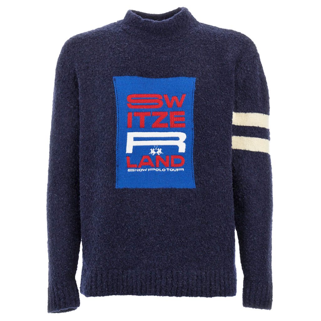 La Martina Men's Blue Sweater
