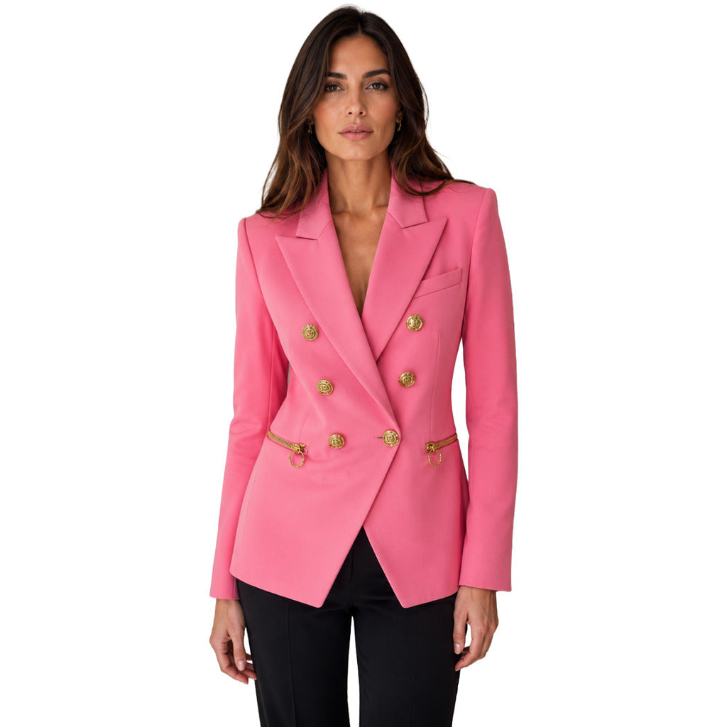 Balmain Women's Pink Blazer