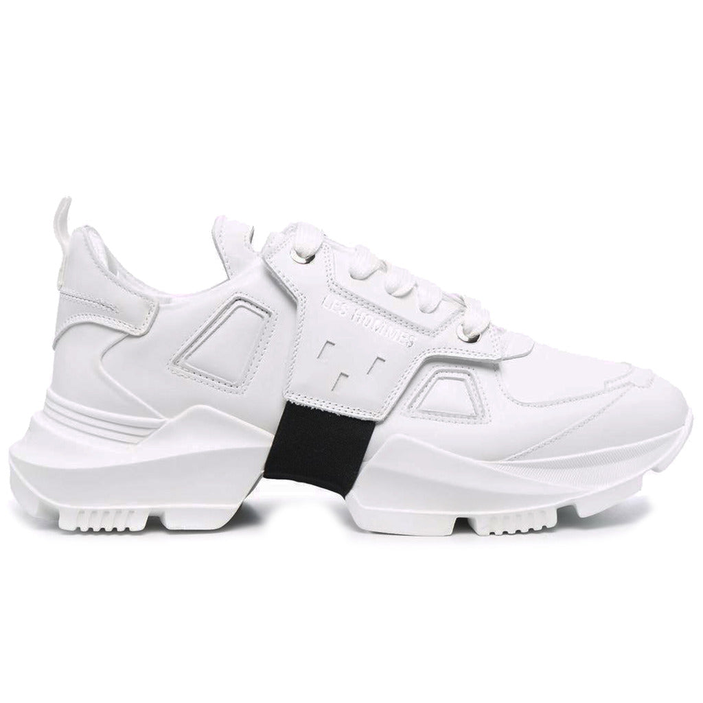 Les Hommes Men's White Sneakers