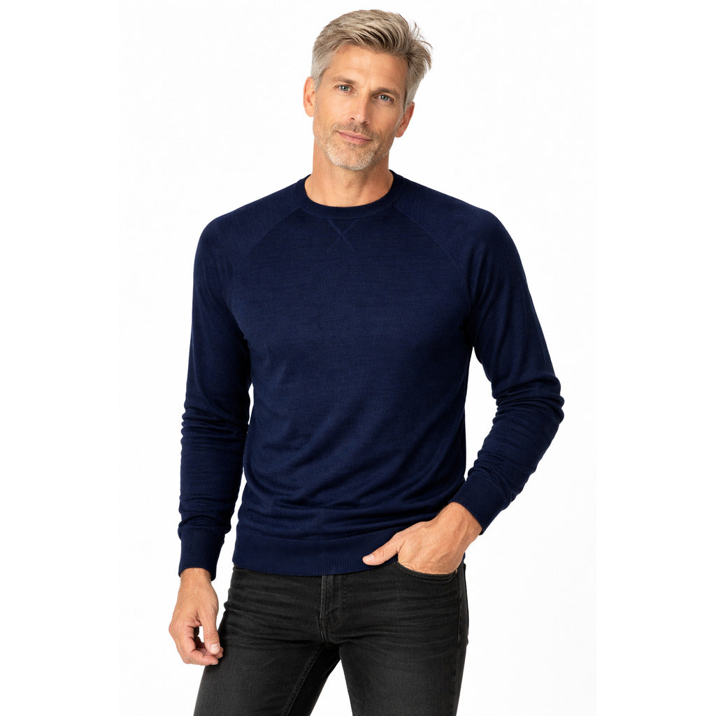 Emilio Romanelli Men's Blue Sweater