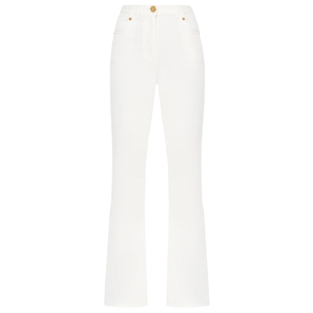 Balmain Women's White Trousers