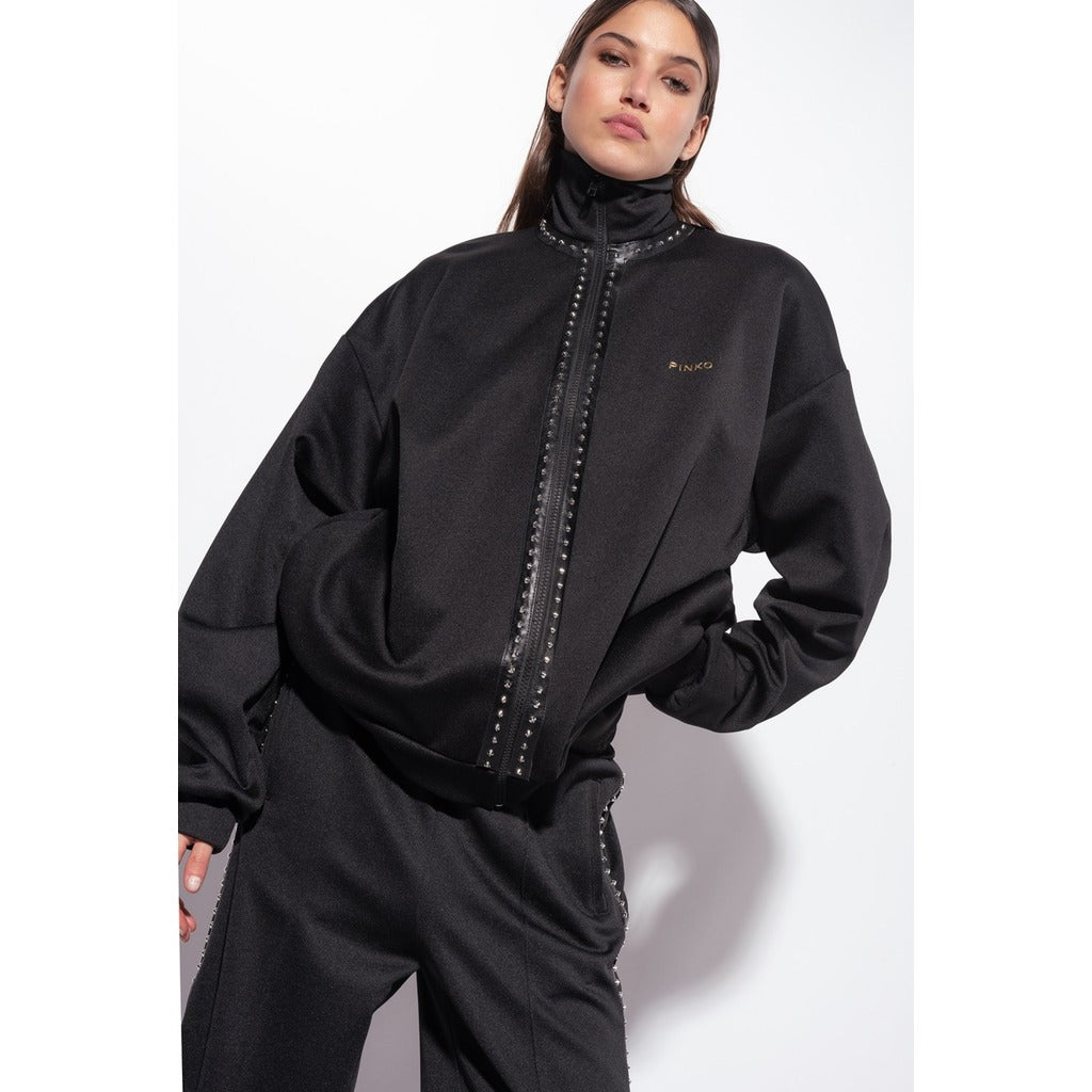 Pinko Women's Black Sweatshirt