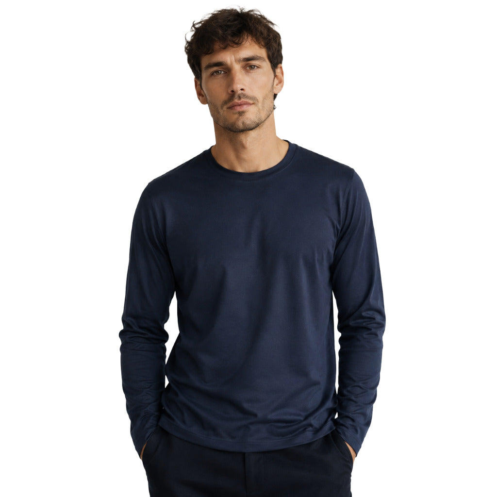 Alpha Studio Men's Blue T-shirt