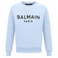 Balmain Men's Light Blue Sweatshirt