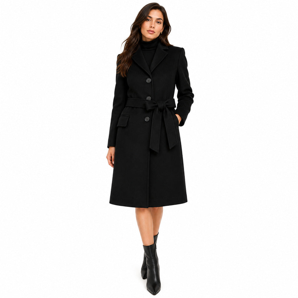 Loro Piana Fabric Women's Black Coat