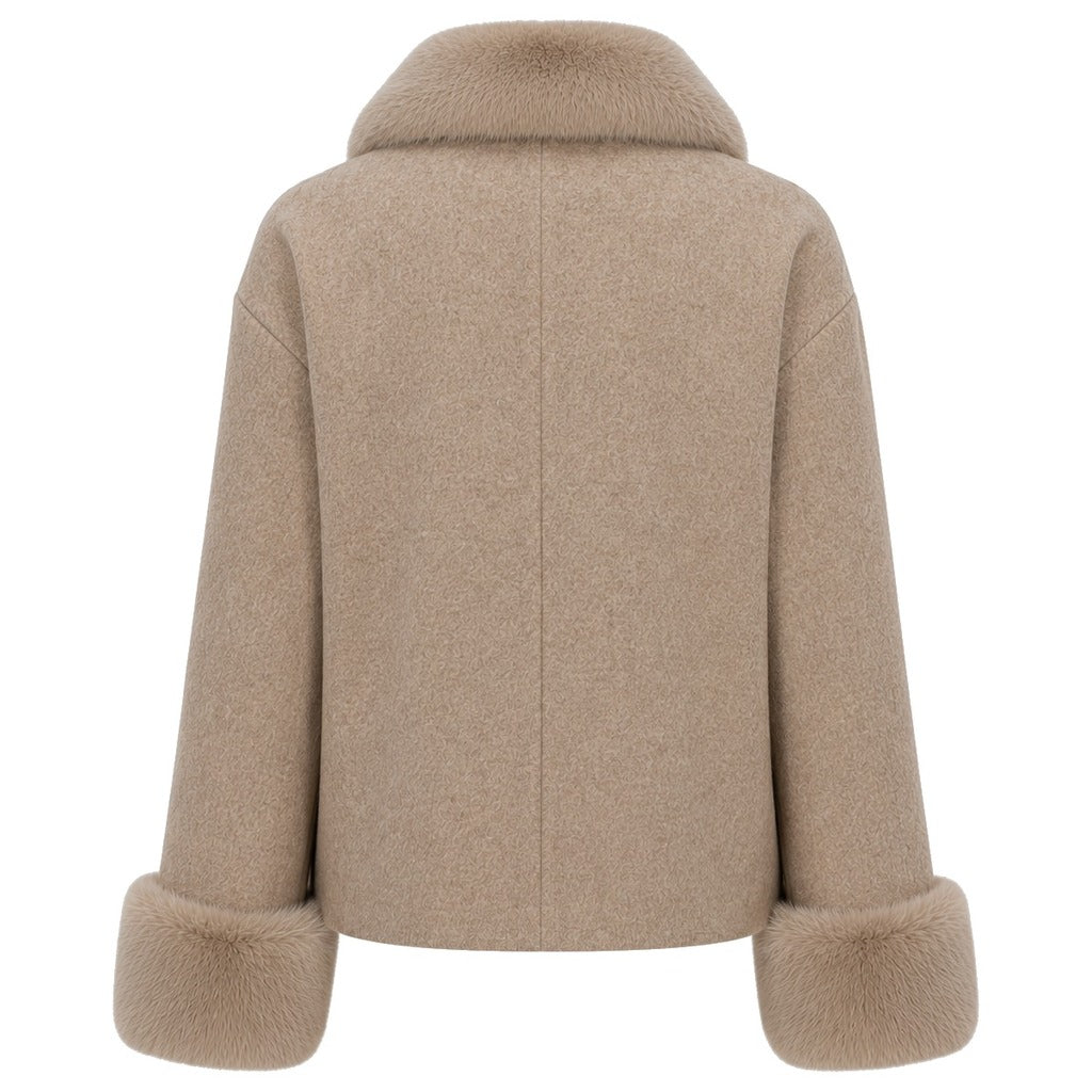 Loro Piana Fabric Women's Camel Coat