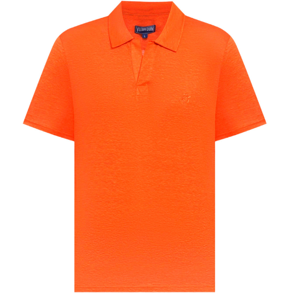Vilebrequin Men's Orange Polo Shirt