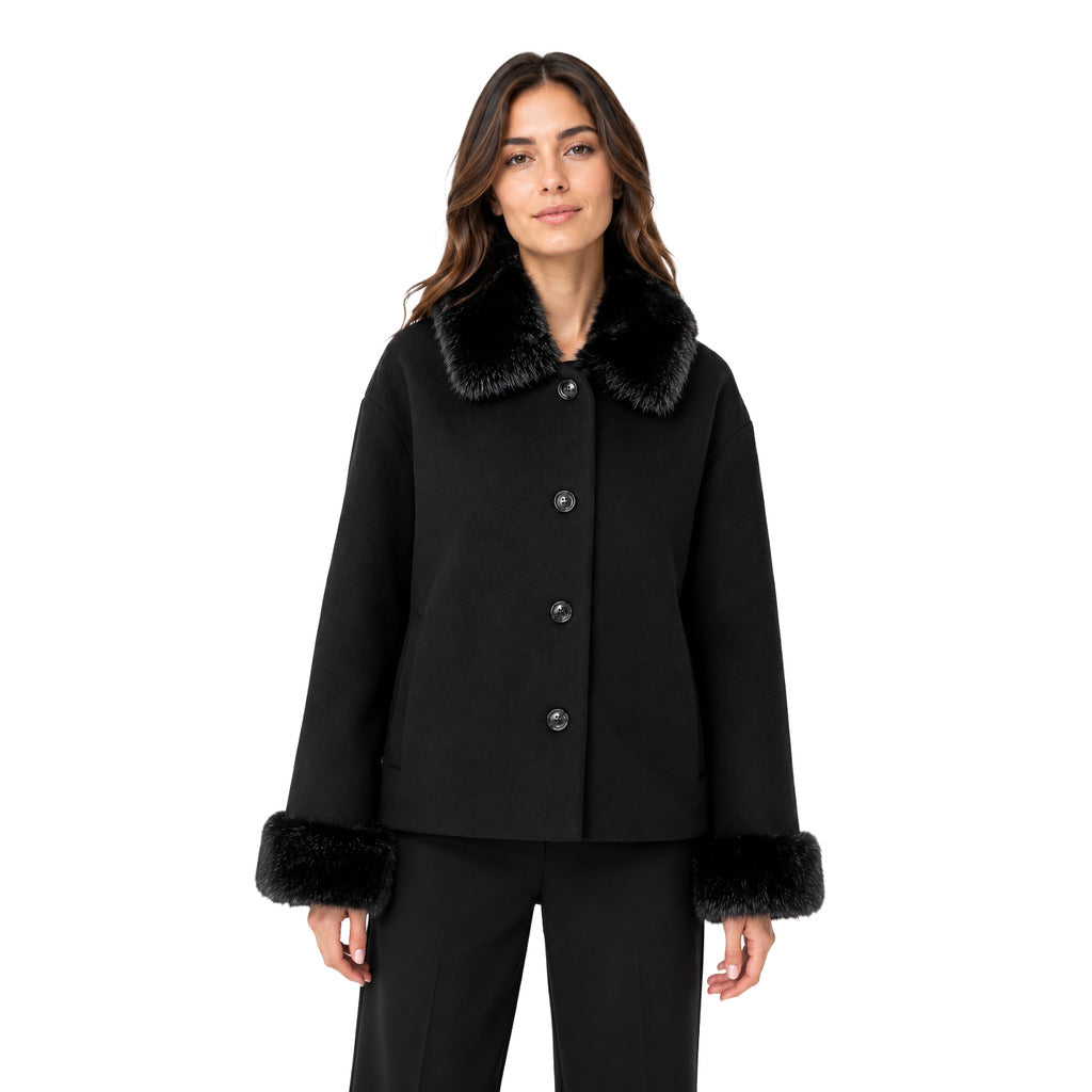 Loro Piana Fabric Women's Black Coat