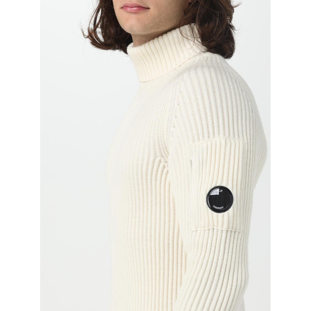 C.P. Company Men's White Sweater