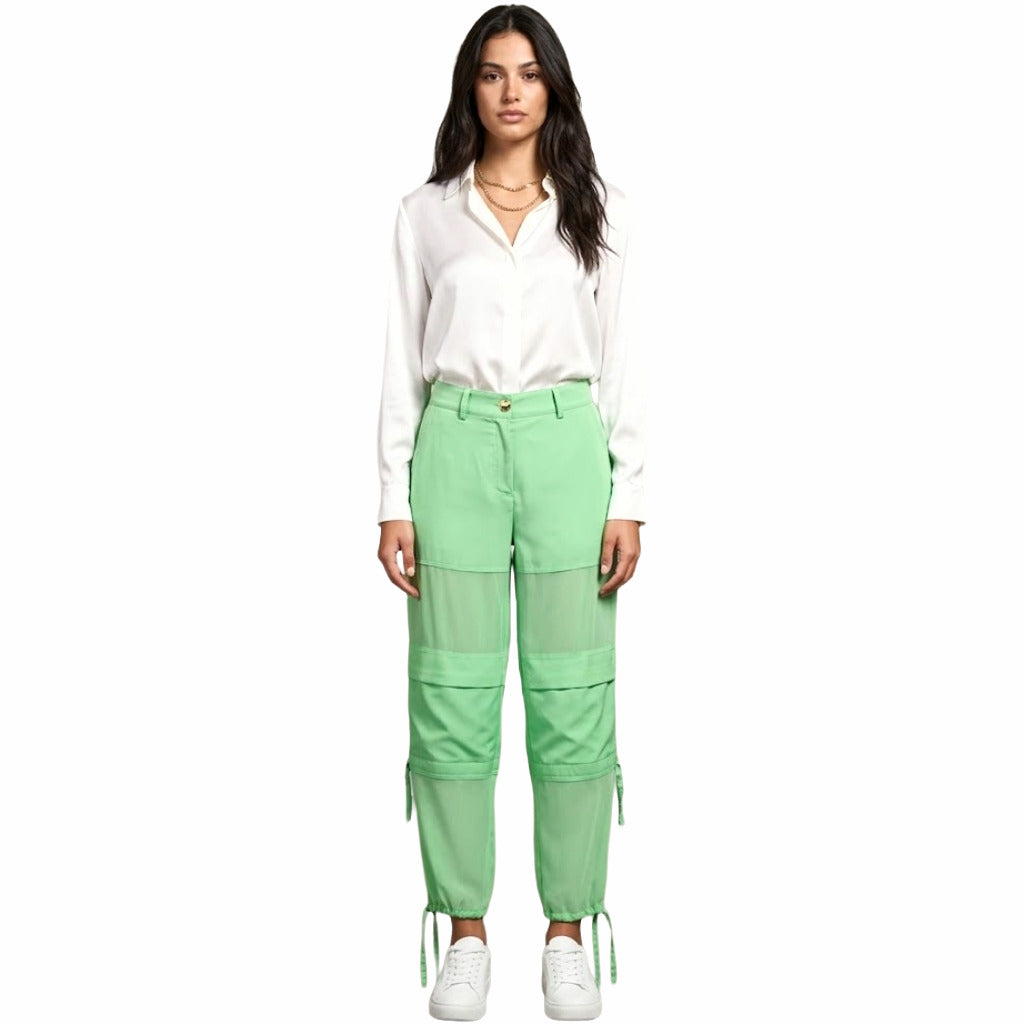 Pinko Women's Green Trousers