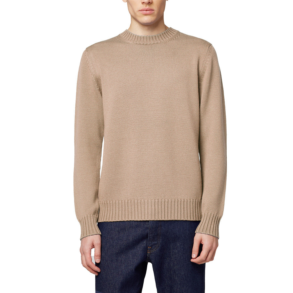 Alpha Studio Men's Camel Sweater