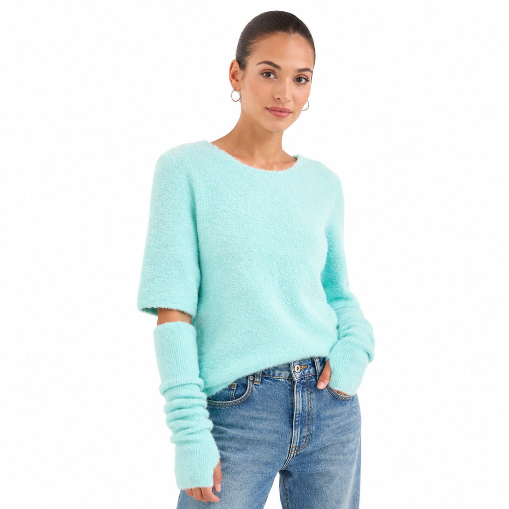 Patrizia Pepe Women's Light Blue Sweater
