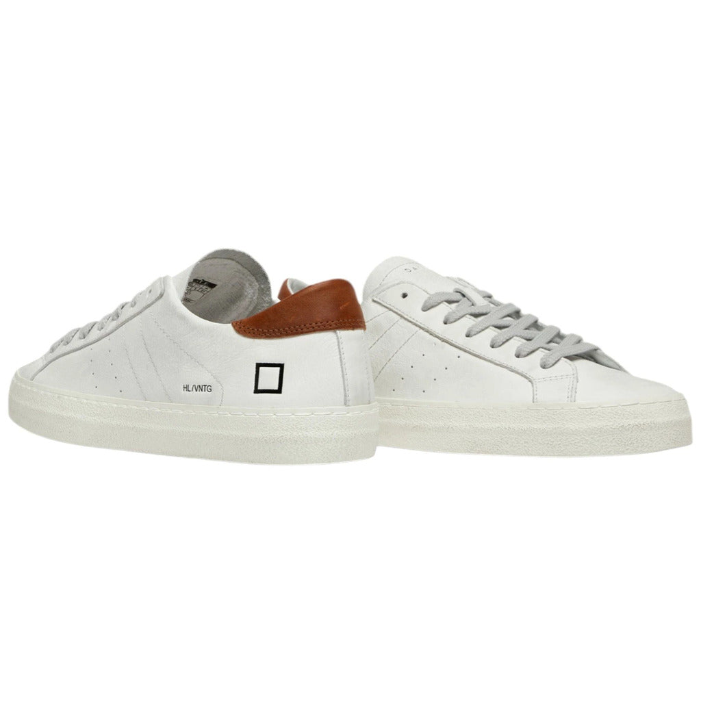 D.A.T.E. Men's White Sneakers