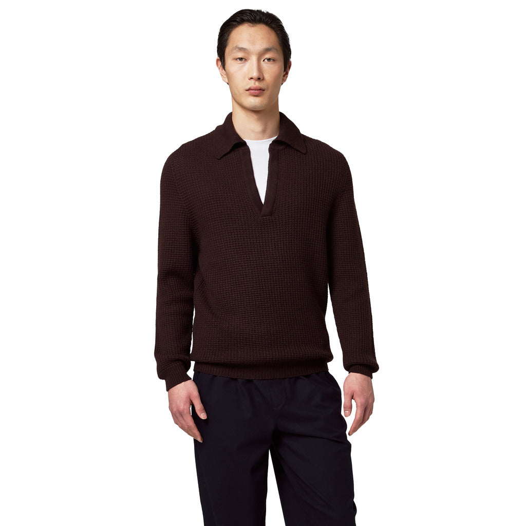 Alpha Studio Men's Brown Sweater