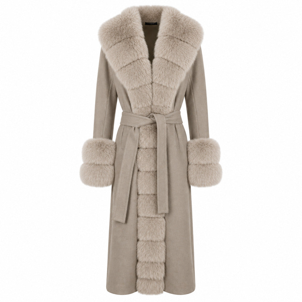 Loro Piana Fabric Women's Beige Coat
