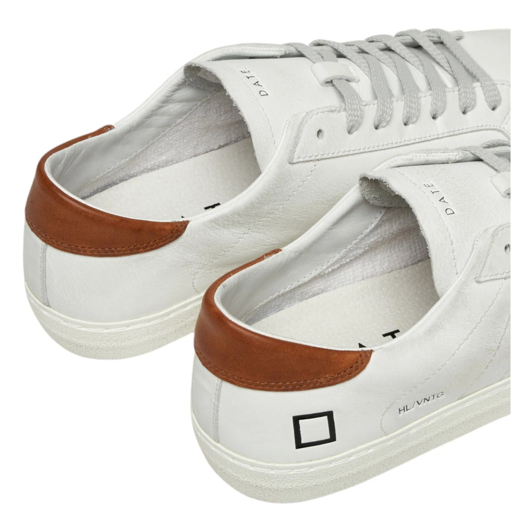 D.A.T.E. Men's White Sneakers