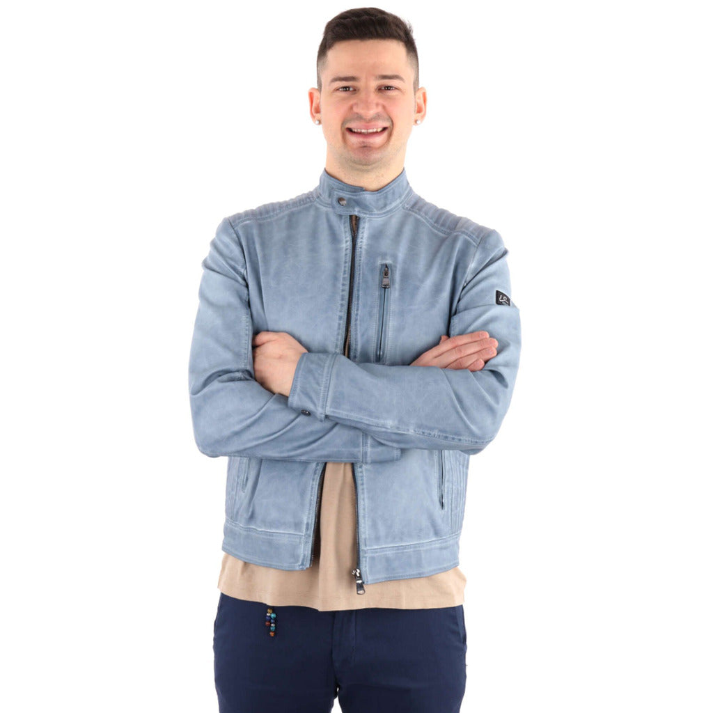 Yes Zee Men's Light Blue Jacket
