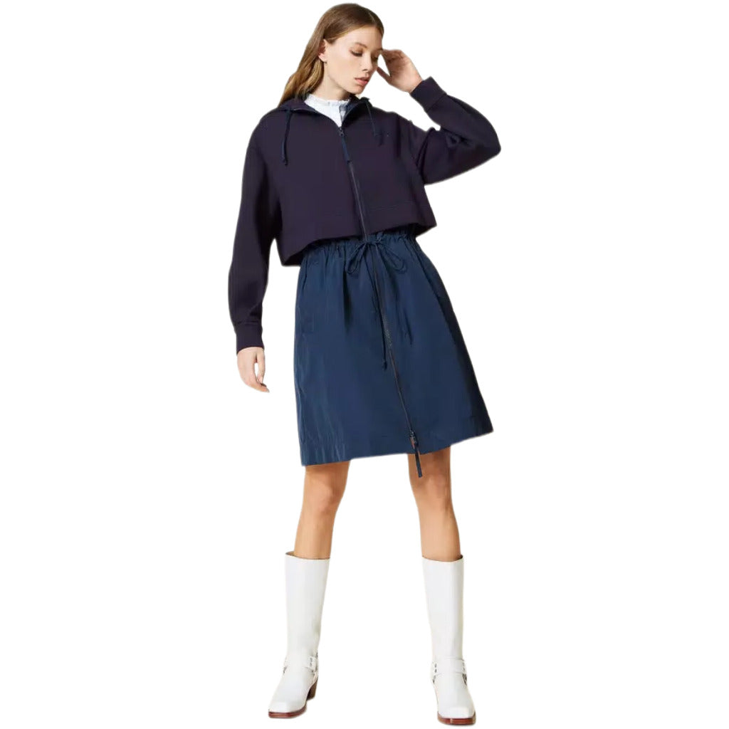 Twinset Women's Blue Parka