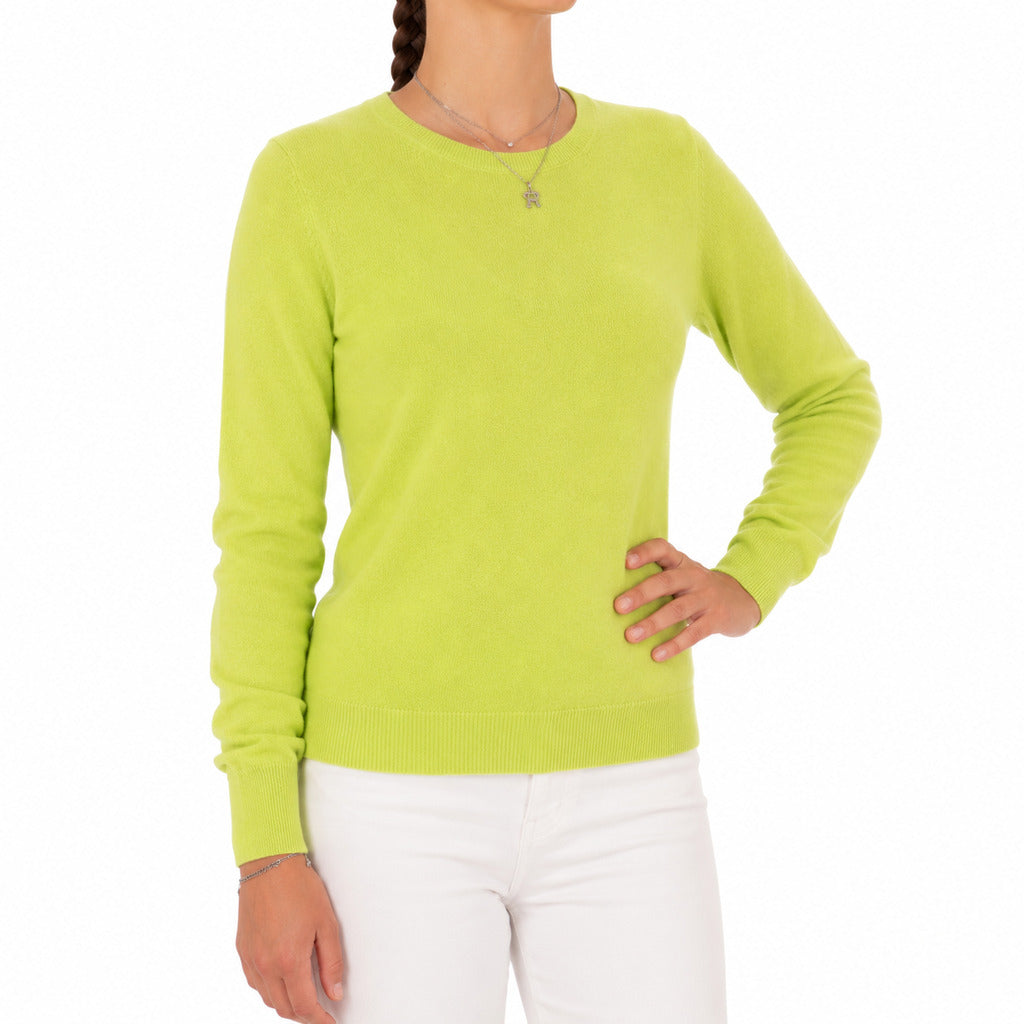 Emilio Romanelli Women's Yellow Sweater