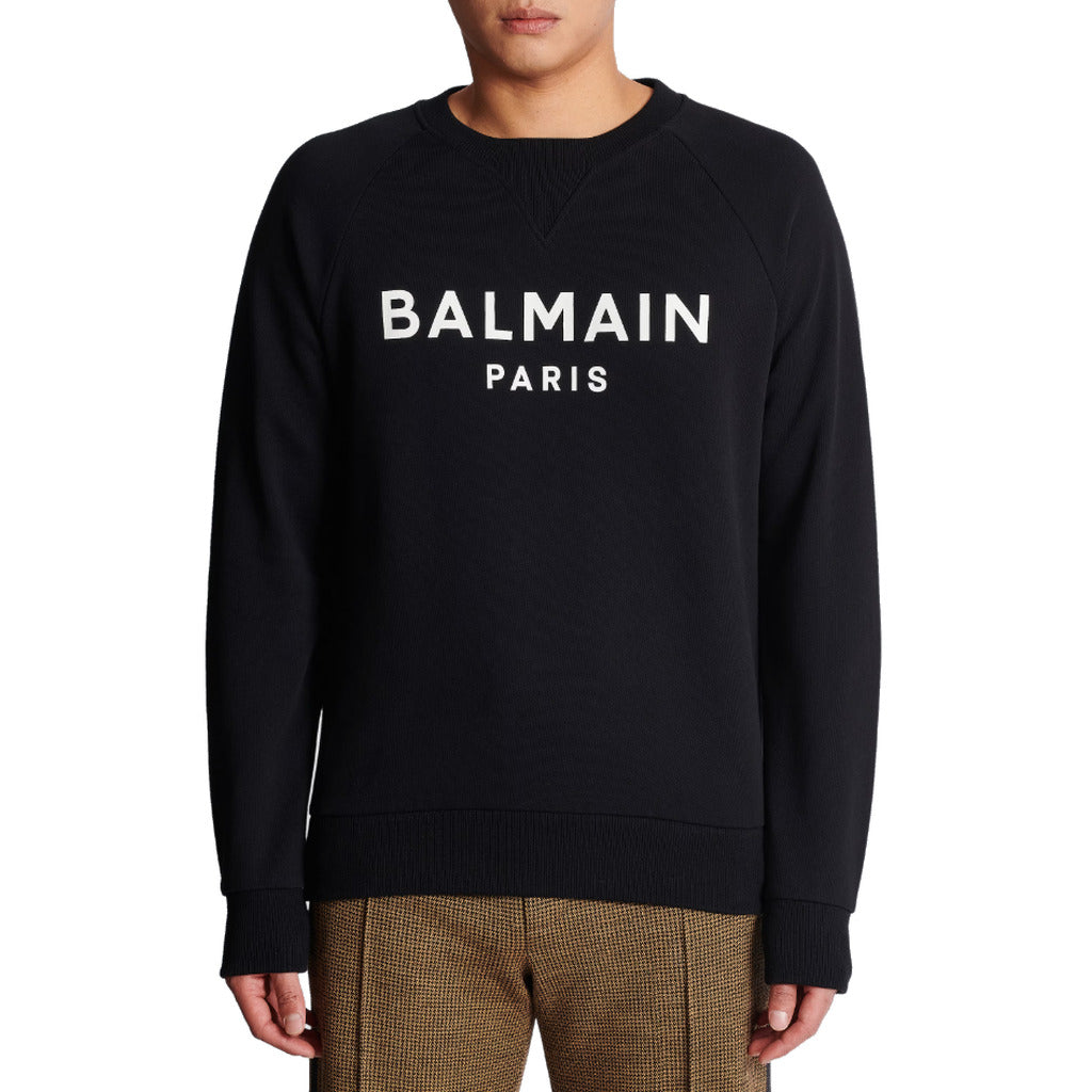 Balmain Men's Black Sweatshirt