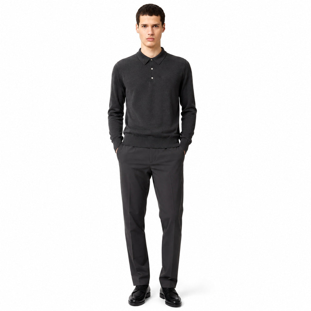 Alpha Studio Men's Grey Sweater