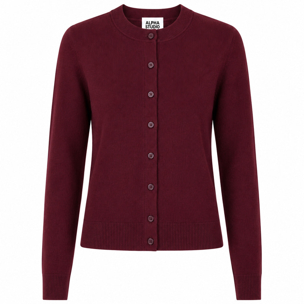 Alpha Studio Women's Red Sweater