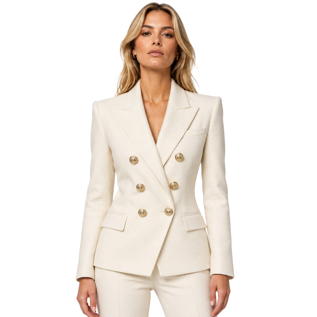 Balmain Women's White Blazer