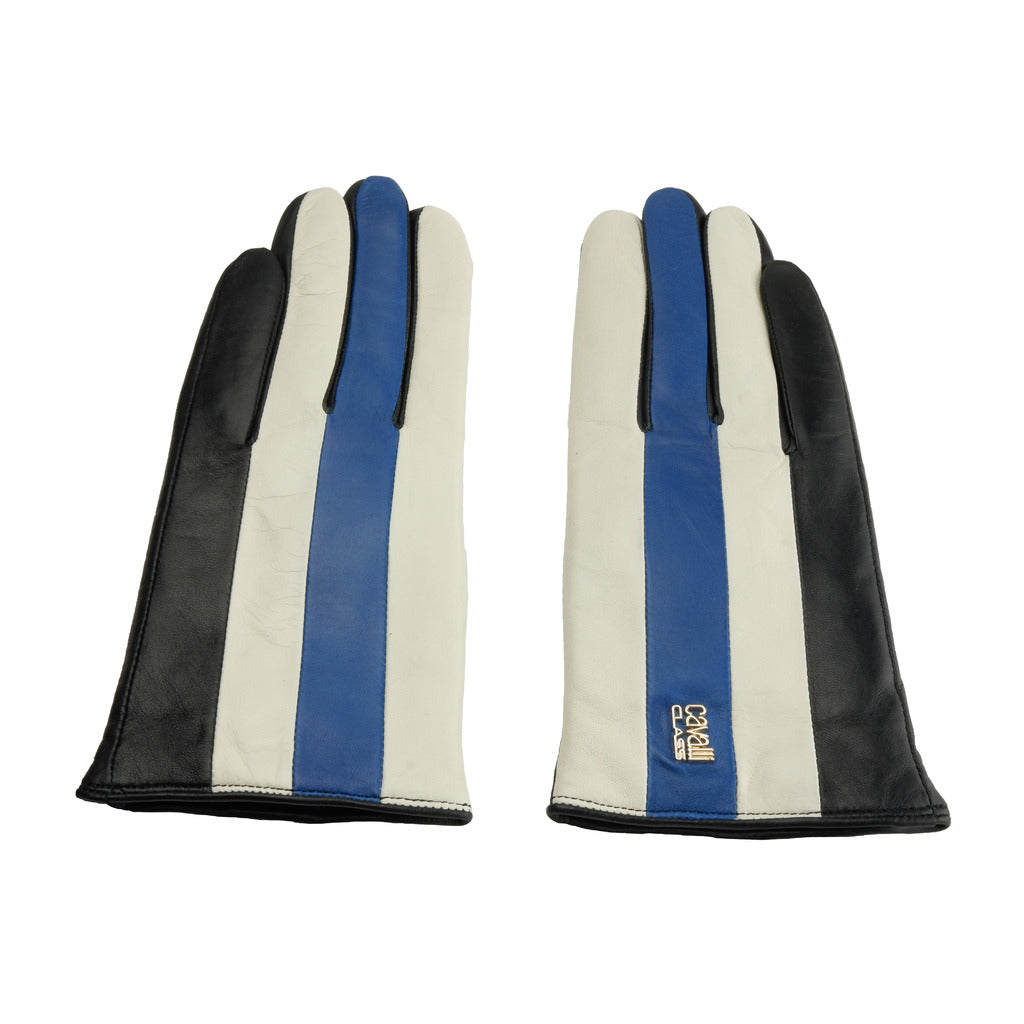 Cavalli Class Women's Multicolor Stripe Gloves