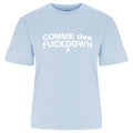 Comme Des Fuckdown Women's Light Blue T-shirt