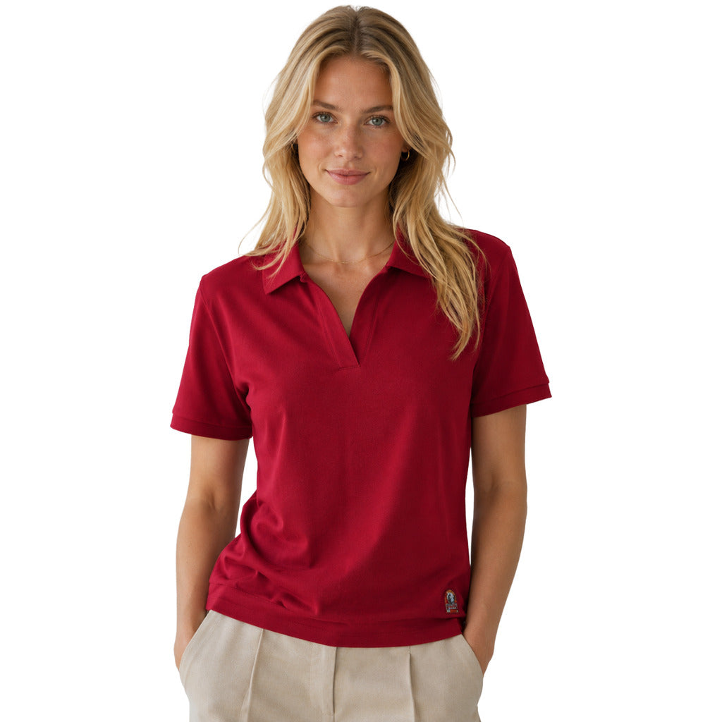 Parajumpers Women's Red Polo Shirt