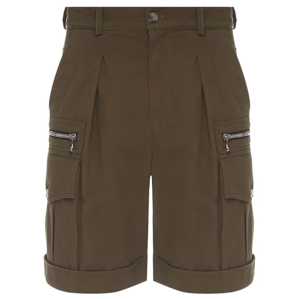 Balmain Men's Green Shorts