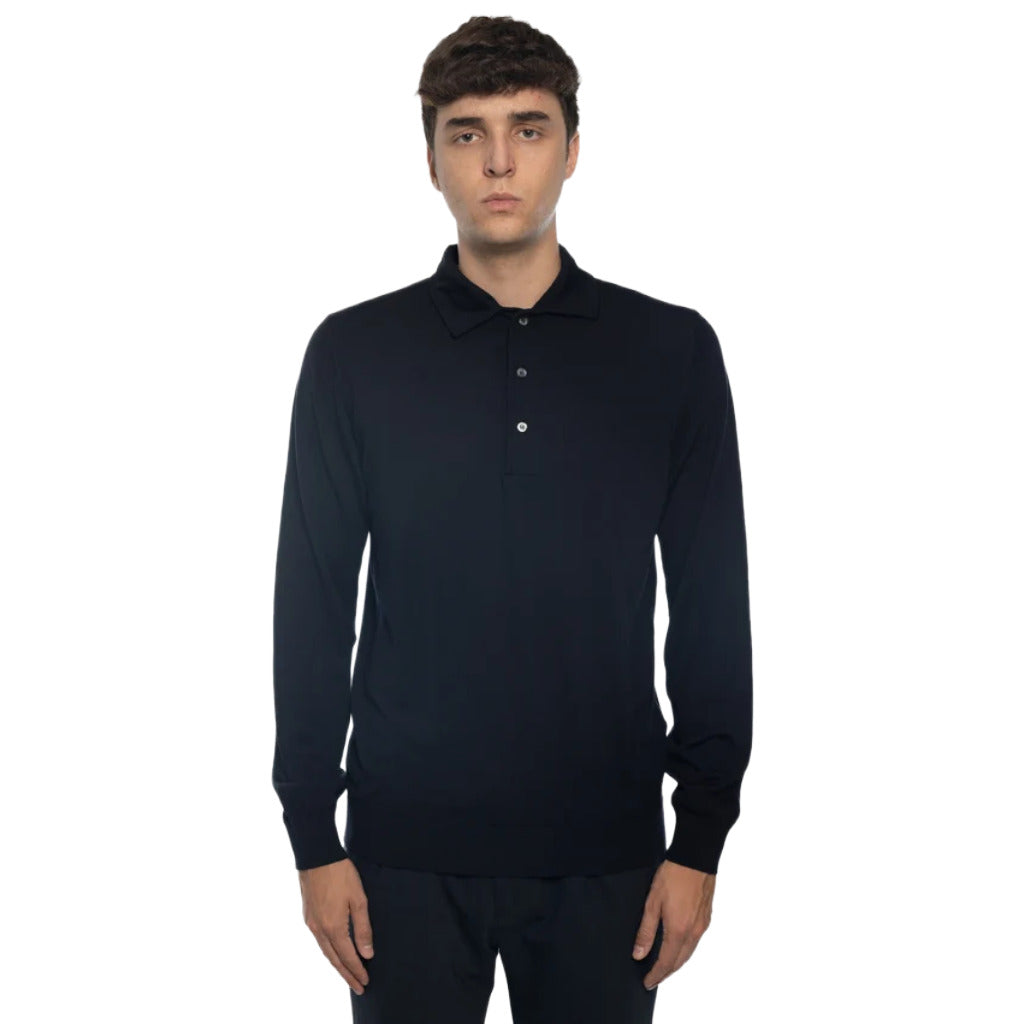 Alpha Studio Men's Blue Polo Shirt