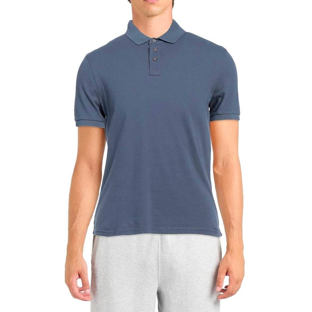 Alpha Studio Men's Blue Polo Shirt