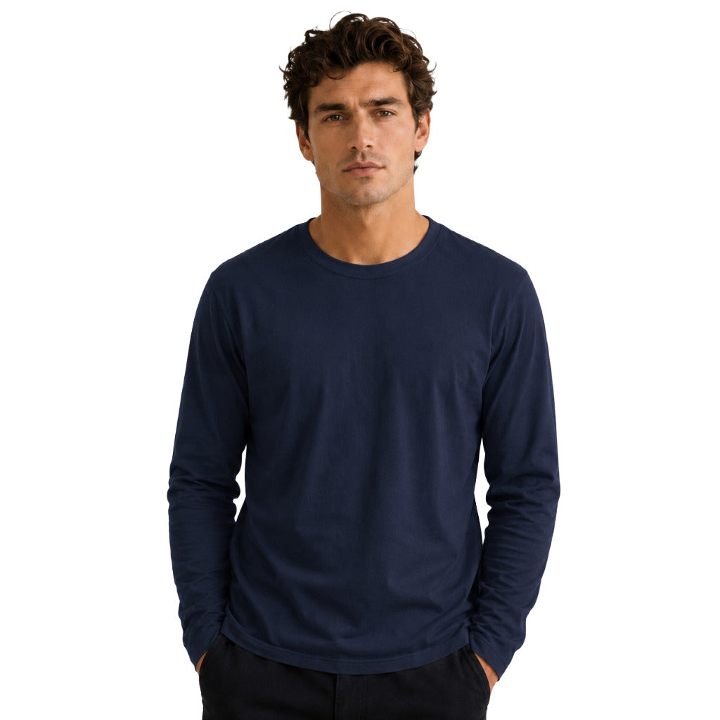 Alpha Studio Men's Blue T-shirt