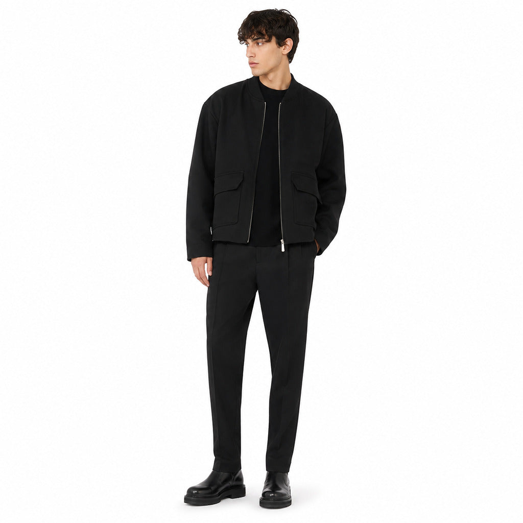 Alpha Studio Men's Black Jacket