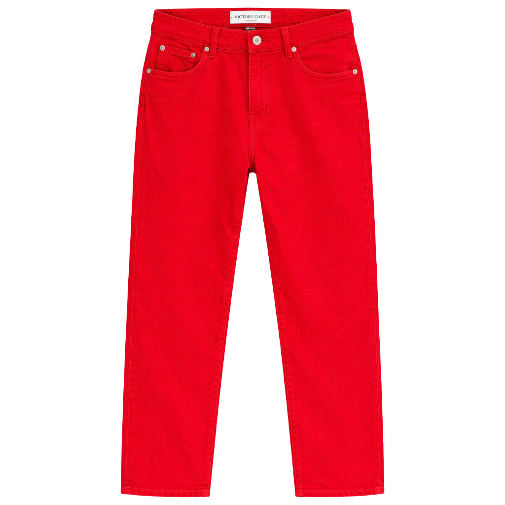 Victory Gate Women's Red Jeans