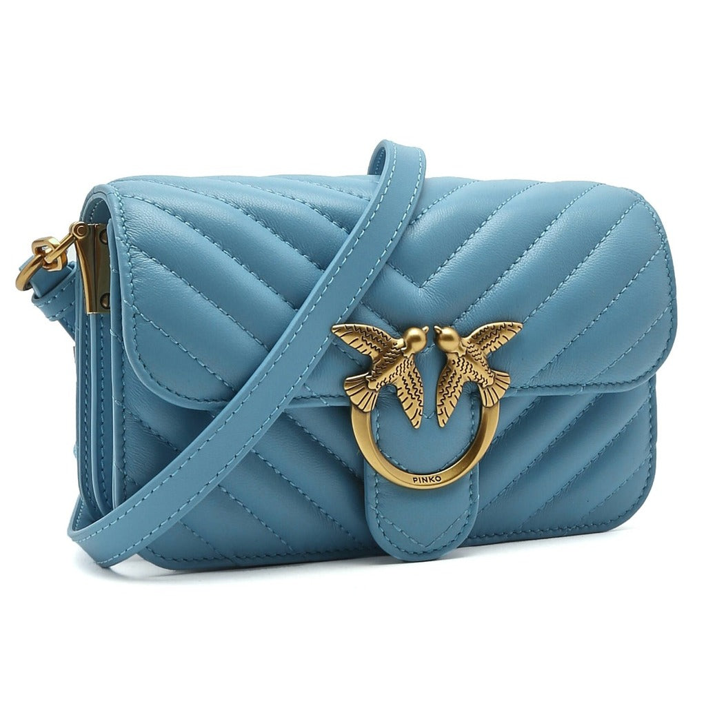 Pinko Women's Light Blue Crossbody Bag
