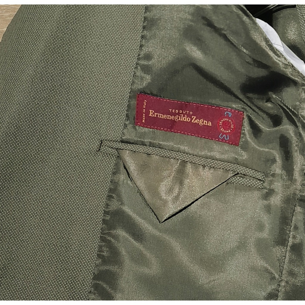 Ermenegildo Zegna Fabric Men's Green Suit