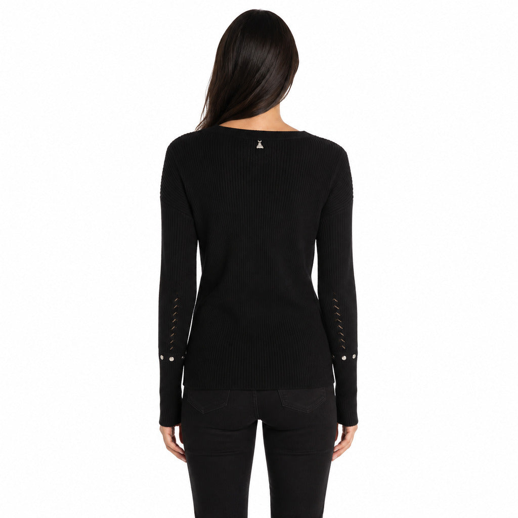 Patrizia Pepe Women's Black Knit Top