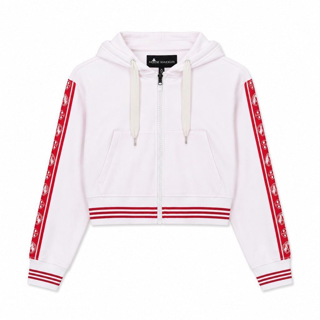 Moose knuckles Women's White Sweatshirt