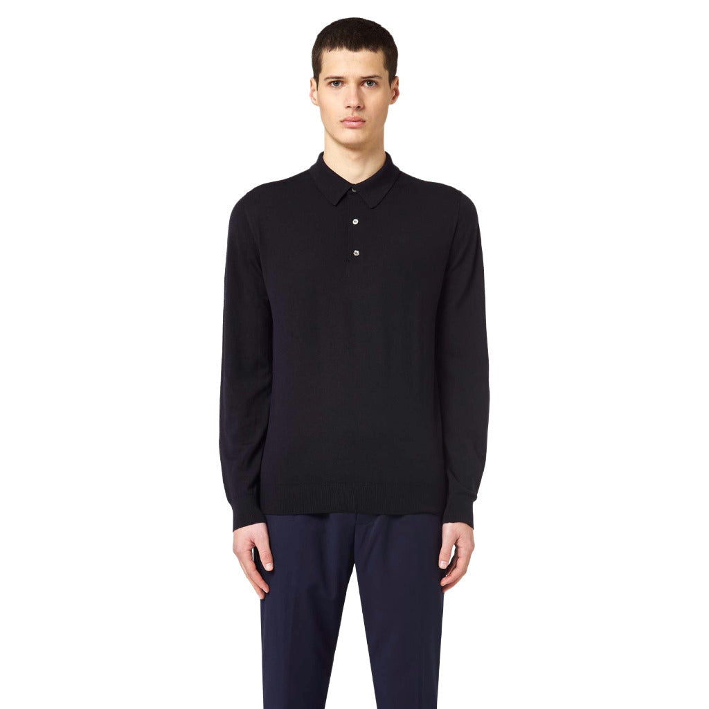 Alpha Studio Men's Blue Polo Shirt