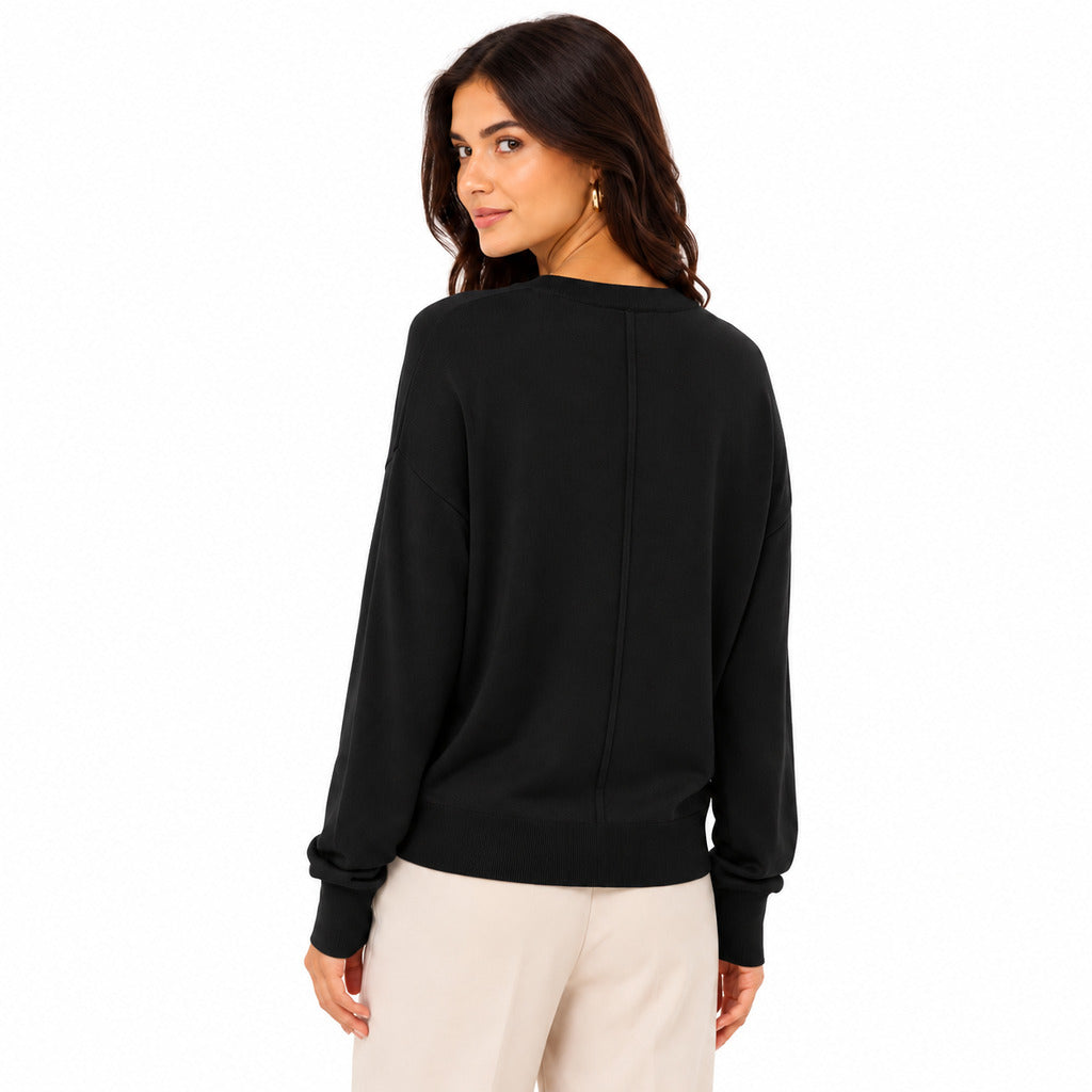 Alpha Studio Women's Black Sweater