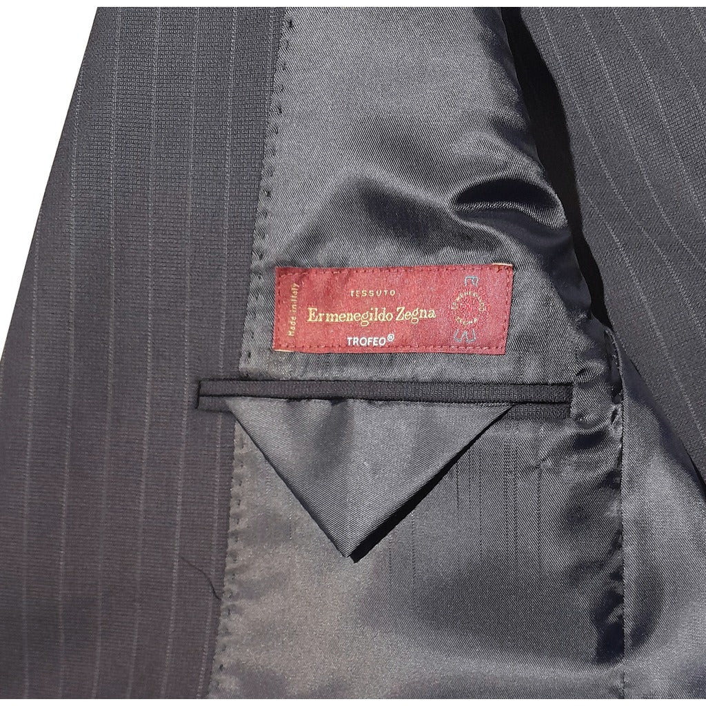 Ermenegildo Zegna Fabric Men's Blue Suit